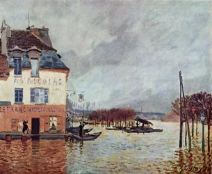 Überschwemmung in Port Marly